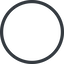 Thin, line, right, normal, circle, square, empty, none icon