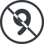 Line, down, normal, circle, prohibited, number, font, digit, 6, six, 9, nine icon
