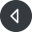 Left, normal, solid, circle, arrow, direction, caret icon