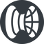 Right, normal, solid, circle, wormhole, black-hole, hole, spacetime, interstellar, astrophysics, hyperspace, einstein, rosen, singularity, relativity, wormhole-solid icon