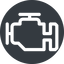 Normal, solid, circle, car, engine, mechanics, mechanical, motor, diesel, power icon