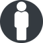 Normal, solid, circle, man, human, male-solid, male icon
