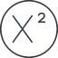 Thin, line, circle, text, editor, superscript, superscript-thin icon
