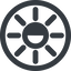 Line, right, wide, circle, star, light, brightness, luminosity, intensity, brilliance, lighter, darker, dark, mode, Illumination, sun, shine, flash, ray, brightness-half, brightness-wide, brightness-wide-half icon