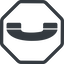 Line, left, normal, octagon, phone, call, dial, number, dot, telephone, pictogram, dot-50, dot-telephone icon