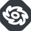 Up, wide, solid, octagon, horizontal, mirror, galaxy, space, spiral, milky-way, milky, way, cosmos, celestial, stellar, universe, galactic, galaxy-wide icon