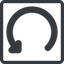 Line, down, normal, square, wait, load, update, reload, refresh, restore, change icon