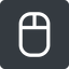 Up, normal, solid, square, computer, keyboard, mouse, pointer, computer-mouse icon