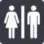 Normal, solid, square, man, woman, dot, toilets, pictogram, dot-50, men, wc, women, dot-toilets icon