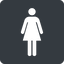 Normal, solid, square, woman, human, dot, toilets, pictogram, dot-50, wc, women, women-toilets, dot-women-toilets icon