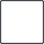 Thin, line, down, circle, square, empty, none icon