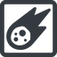 Line, up, wide, square, star, space, asteroid, meteoroid, impact, nasa, esa, jaxa, shooting, shooting-star, c-type, s-type, m-type, neo, asteroid-wide icon
