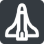 Up, wide, solid, square, space, nasa, shuttle, spacecraft, orbiter, satellite, space-shuttle, astronaut, discovery, atlantis, columbia, challenger, rocket, space-shuttle-wide icon