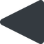 Triangle, thin, line, left, normal, solid, circle, square, empty, none icon
