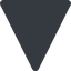 Triangle, thin, line, down, solid, circle, square, empty, none icon