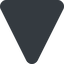Triangle, thin, line, down, wide, solid, circle, square, empty, none icon