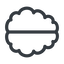 Line, right, normal, human, idea, brain, intelligence, synapse, neuron, memory icon