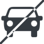 Line, up, normal, horizontal, mirror, car, front, vehicle, transport, prohibited, car-front., car-front icon