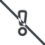 Line, normal, mark, warning, exclamation, prohibited, alert icon
