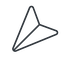 Thin, line, down, message, paper, messaging, plane, airplane, aeroplane, submit, send, paper-plane, paper-plane-thin-alt icon