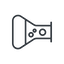 Thin, line, right, bubble, bubbles, graduated, erlenmeyer, chemical, flask, lab, laboratory, chemistry, potion, glassware, conical, bubbling, boiling, bulbous, erlenmeyer-bubbling-thin icon