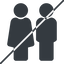 Thin, line, horizontal, mirror, man, woman, prohibited, male, female, couple, toilets, bathroom, lady, gentlemam, parent, parents, couple-solid icon