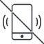 Thin, line, up, solid, prohibited, iphone, phone, mobile, android, gsm, smartphone, cell, bell, ring, ringing, ringtone, smartphone-ringing-thin icon