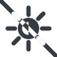 Line, down, wide, star, prohibited, light, brightness, luminosity, intensity, brilliance, lighter, darker, dark, mode, Illumination, sun, shine, flash, ray, brightness-half, brightness-wide, brightness-wide-half icon
