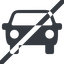 Line, up, wide, horizontal, mirror, car, front, vehicle, transport, prohibited, car-front., car-front icon