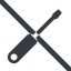 Line, up, wide, prohibited, tool, mechanics, mechanical, repair, screwdriver, screw, screwdriver-solid icon