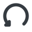 Down, wide, solid, wait, load, update, reload, refresh, restore, change icon